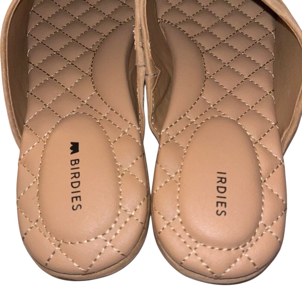 Birdies “The Lark” Suede Mule Slides – Golden Oak (Tan) Size 7 - Picture 9 of 11